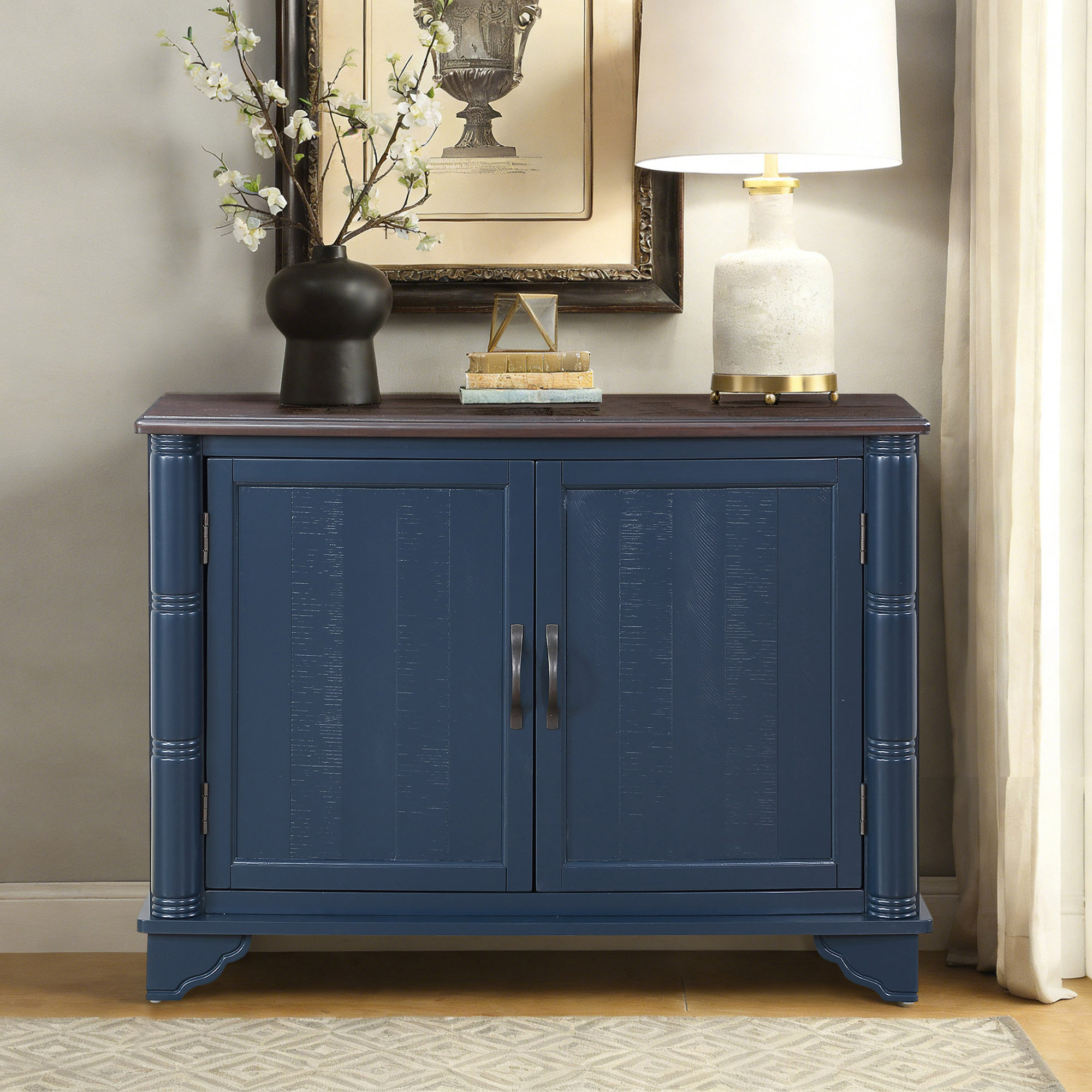 Winston Porter Draike 40'' Solid Wood Sideboard & Reviews | Wayfair